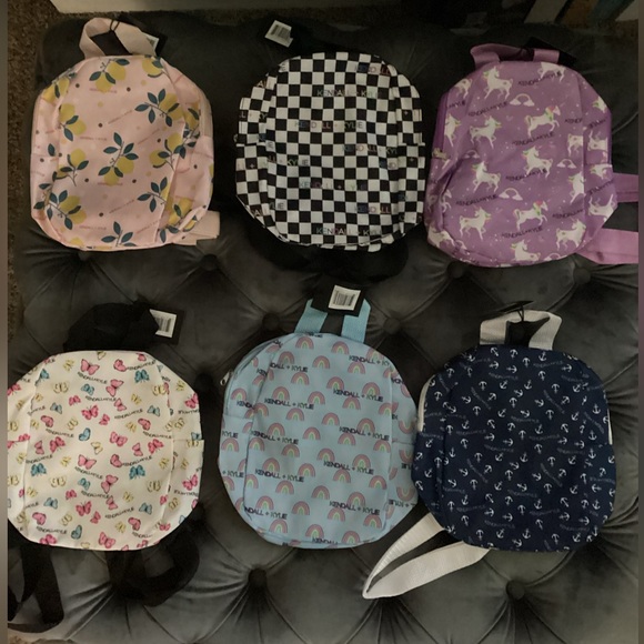 NWT. 6 Kendall & Kylie mini backpacks. - Picture 1 of 2